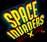 Space Invaders X (Japan) Title Screen